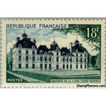 France 1954 Cheverny Chateau-Stamps-France-StampPhenom