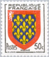 France 1954 Coat of Arms-Stamps-France-StampPhenom