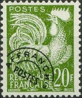 France 1954 Definitives - Harvester and Gallic Cock-Stamps-France-Mint-StampPhenom