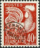 France 1954 Definitives - Harvester and Gallic Cock-Stamps-France-Mint-StampPhenom