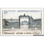 France 1954 Entrance to the castle of Versailles by Maurice Utrillo-Stamps-France-StampPhenom