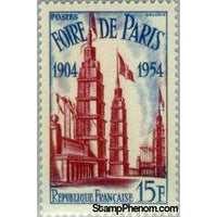 France 1954 Foire de Paris, 1904-1954-Stamps-France-StampPhenom