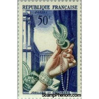 France 1954 Gold Plate and Jewellery-Stamps-France-StampPhenom