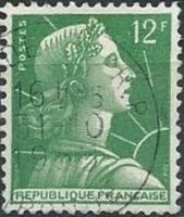 France 1955 - 1959 Definitives - Marianne, New Type-Stamps-France-Mint-StampPhenom