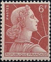 France 1955 - 1959 Definitives - Marianne, New Type-Stamps-France-Used-StampPhenom