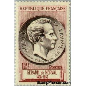 France 1955 Gérard de Nerval (1808-1855)-Stamps-France-StampPhenom