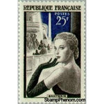 France 1955 Gloved Model in Place de la Concorde-Stamps-France-StampPhenom