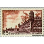 France 1955 Ramparts of Brouage-Stamps-France-StampPhenom