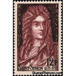 France 1955 Rouvray Louis de (duc de Saint Simon) (1675-1755)-Stamps-France-StampPhenom