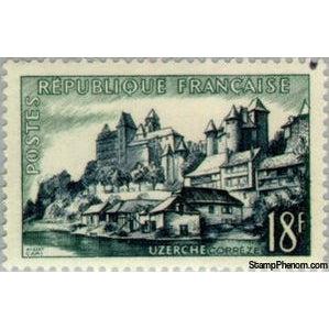 France 1955 Uzerche-Stamps-France-StampPhenom