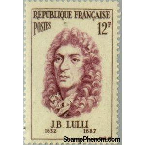 France 1956 J.B. Lulli (1632-1687)-Stamps-France-StampPhenom