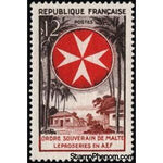 France 1956 Sovereign Order of Malta-Stamps-France-StampPhenom