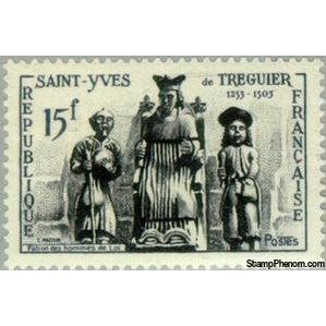 France 1956 St. Yves of Treguier-Stamps-France-StampPhenom