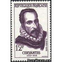 France 1957 Famous People-Stamps-France-Mint-StampPhenom