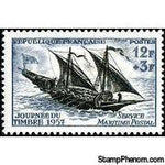 France 1957 Stamp Day - Felucca 18th Century-Stamps-France-Mint-StampPhenom