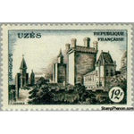 France 1957 Uzès Chateau-Stamps-France-StampPhenom