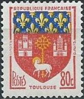 France 1958 Arms of French Towns-Stamps-France-Mint-StampPhenom