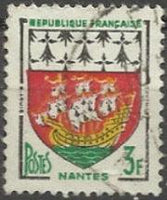 France 1958 Arms of French Towns-Stamps-France-Mint-StampPhenom