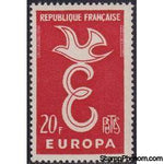 France 1958 Europa - Peacful Co-operation-Stamps-France-Mint-StampPhenom