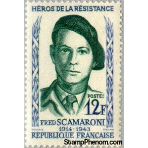 France 1958 Fred Scamaroni (1914-1943)-Stamps-France-StampPhenom