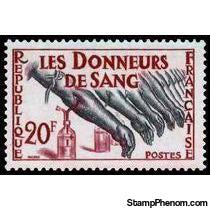 France 1959 Blood Donor-Stamps-France-Mint-StampPhenom