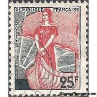 France 1959 Definitives - Marianne in Ship of State-Stamps-France-Mint-StampPhenom