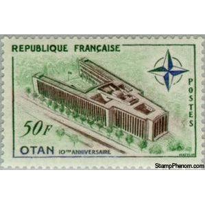 France 1959 N.A.T.O.-Stamps-France-StampPhenom