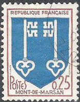 France 1960 - 1964 Arms of French Towns-Stamps-France-Mint-StampPhenom