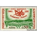 France 1960 Cannes: Meeting of the States General of European Municipali-Stamps-France-StampPhenom