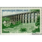 France 1960 Chaumont Railway Viaduct-Stamps-France-Mint-StampPhenom