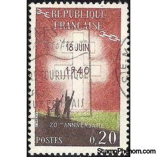 France 1960 De Gaule%27s Appeal-Stamps-France-Mint-StampPhenom