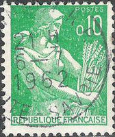 France 1960 Definitives - New Values-Stamps-France-Mint-StampPhenom