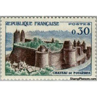 France 1960 Fougeres Chateau-Stamps-France-StampPhenom