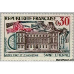 France 1960 Museum of Art and Industry of Saint-Etienne-Stamps-France-StampPhenom