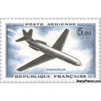 France 1960 Sud Aviation Caravelle-Stamps-France-StampPhenom