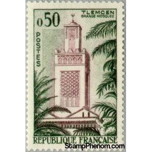 France 1960 Tlemcen Mosque, Algeria-Stamps-France-StampPhenom