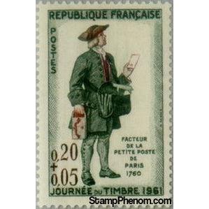 France 1961 Paris Postman of 1760-Stamps-France-StampPhenom