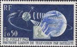 France 1962 1st Trans- Atlantic Telecommunications Satellite Link-Stamps-France-Mint-StampPhenom