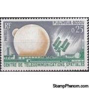 France 1962 1st Trans- Atlantic Telecommunications Satellite Link-Stamps-France-Mint-StampPhenom