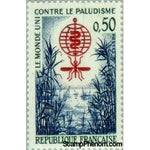 France 1962 The world united against malaria-Stamps-France-StampPhenom