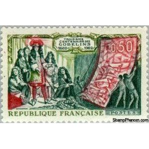 France 1962 Third centenary of the Gobelins-Stamps-France-StampPhenom