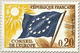 France 1963 European Flag-Stamps-France-StampPhenom