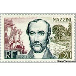 France 1963 Giuseppe Mazzini (1805-1872)-Stamps-France-StampPhenom