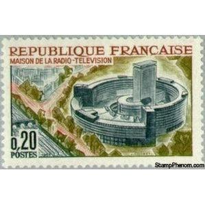 France 1963 Paris: Maison de la Radio and Television-Stamps-France-StampPhenom