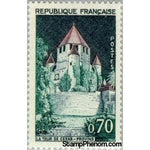 France 1964 Caesar's Tower, Provins-Stamps-France-StampPhenom