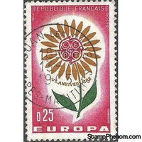 France 1964 Europa - Flower-Stamps-France-Mint-StampPhenom