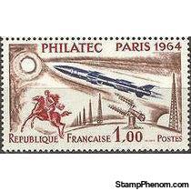 France 1964 PHILATEC 1964 Stamp Exhibition (3rd series)-Stamps-France-Mint-StampPhenom