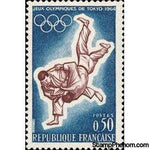 France 1964 Summer Olympic Games - Tokyo-Stamps-France-Mint-StampPhenom