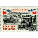 France 1964 Victory of the Marne. 50th anniversary-Stamps-France-StampPhenom