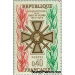 France 1965 Fiftieth Anniversary of the War Cross-Stamps-France-StampPhenom